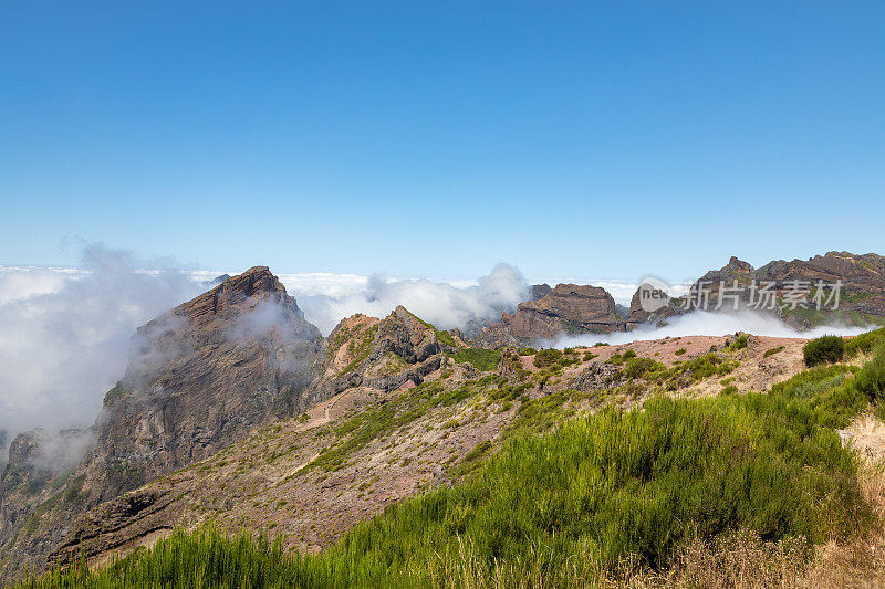 Pico do ariiro峰，马德拉岛，葡萄牙